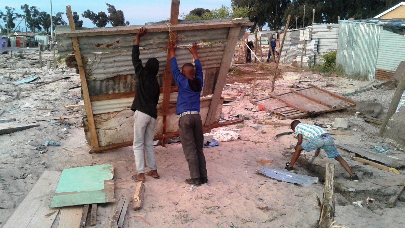 Mfuleni Backyarders Vow To Stay Where They Are GroundUp